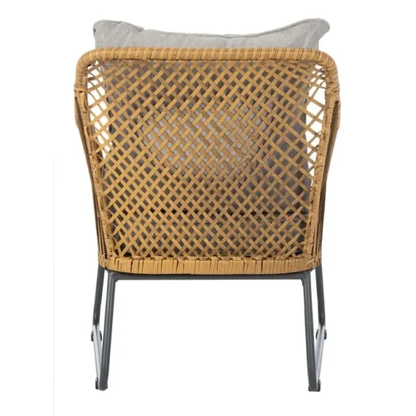 Outdoor patio set with stylish coffee table, perfect for backyard or garden seating
