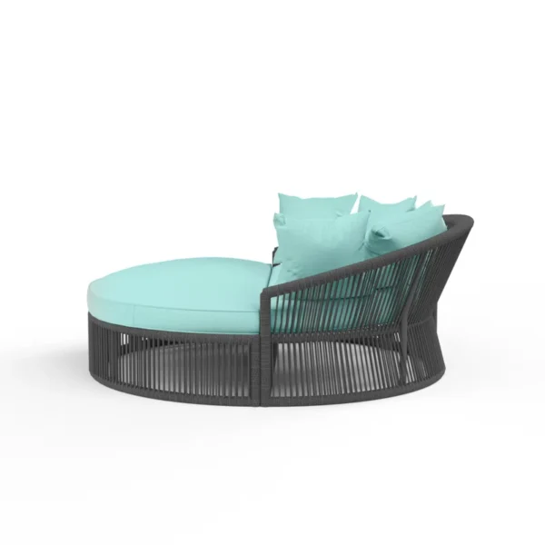 LOCCUS Round Daybed Furniture Set - Black - Image 2