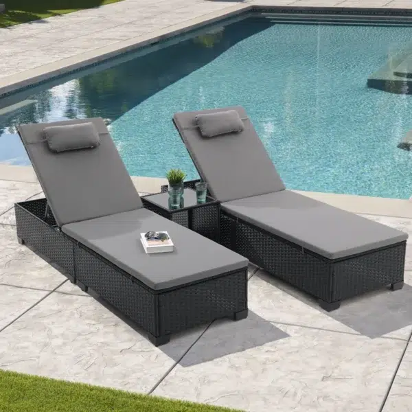 Shop luxury outdoor poolside loungers – adjustable, weather-resistant, and stylish sunbeds designed for comfort and durability in any outdoor space.
