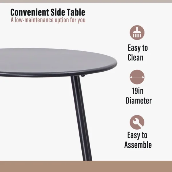 Stylish outdoor patio set with comfortable chairs and a matching coffee table, perfect for garden, balcony, or backyard relaxation