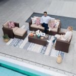 Transform your outdoor space with this stylish rattan wicker patio set, designed for comfort and durability. Crafted with weather-resistant wicker and soft, removable cushions, this set is perfect for your garden, balcony, deck, or backyard. Whether you’re enjoying a quiet morning coffee or hosting friends, this patio set adds elegance and function to any outdoor setting. Easy to clean, lightweight, and built to last – the ideal choice for outdoor living.