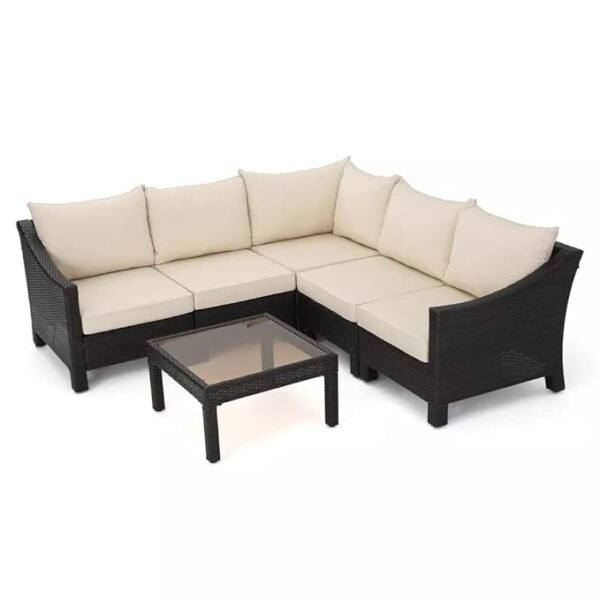 Transform your outdoor space with this modern 4-piece patio furniture set, designed for comfort and durability. Featuring a weather-resistant rattan frame, plush removable cushions, and a matching coffee table, this set is perfect for patios, balconies, gardens, or poolside lounging. Built to withstand sun and rain, it’s ideal for year-round use. Upgrade your outdoor living with a stylish and cozy patio set that blends function with elegance.
