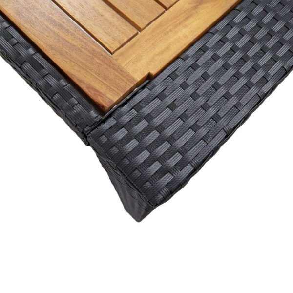 Outdoor bar set with high stools on a patio, perfect for garden entertaining