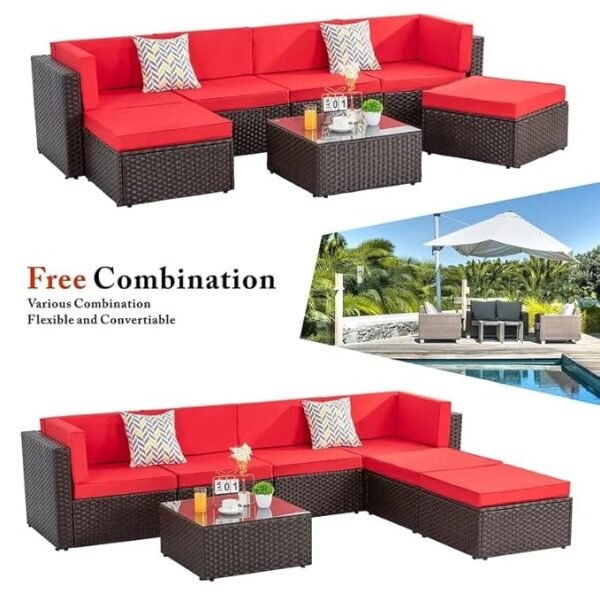 Premium Outdoor Sofa Set – Modern Weatherproof Patio Furniture for Garden & Balcony