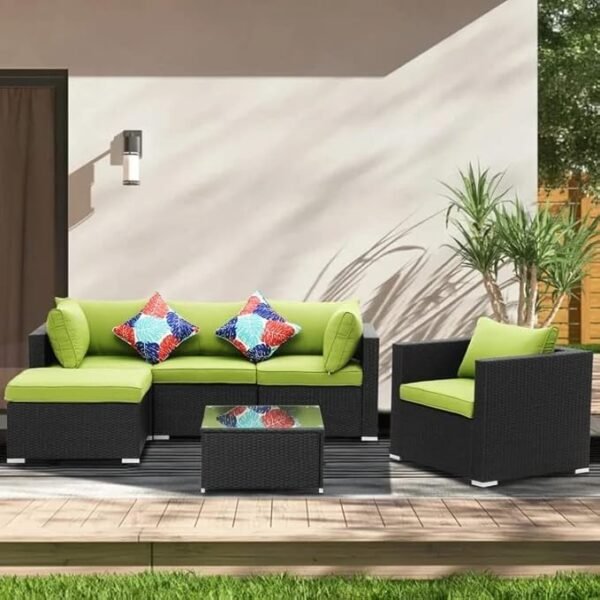 "Transform your outdoor space into a cozy retreat ????✨ with our stylish rattan wicker patio set — perfect for relaxing mornings, evening gatherings, or weekend chill sessions!"