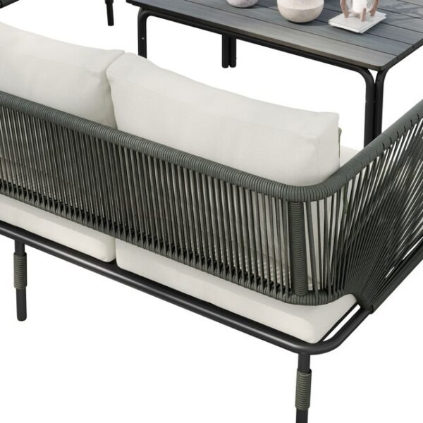Luxury Outdoor Rope Sofa Set – Weather-Resistant Patio Furniture for Garden & Terrace