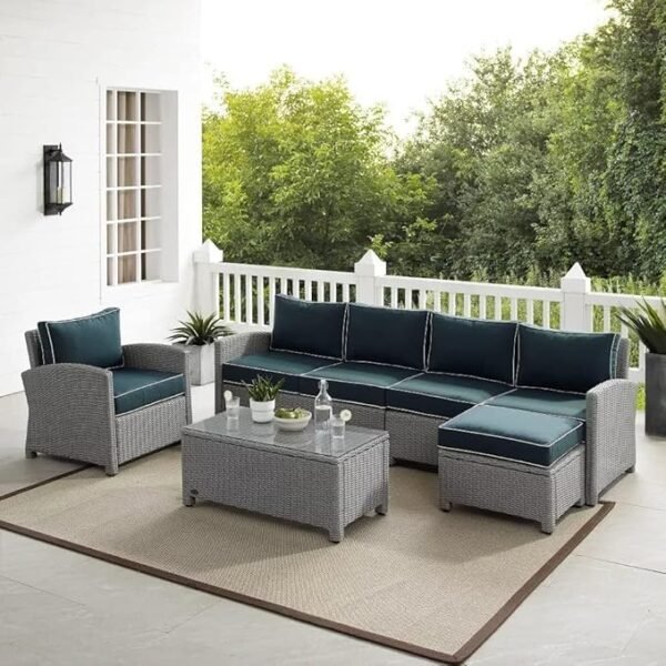 "Outdoor Rattan Wicker Patio Furniture Set with Cushions – Modern Garden, Balcony & Backyard Seating"