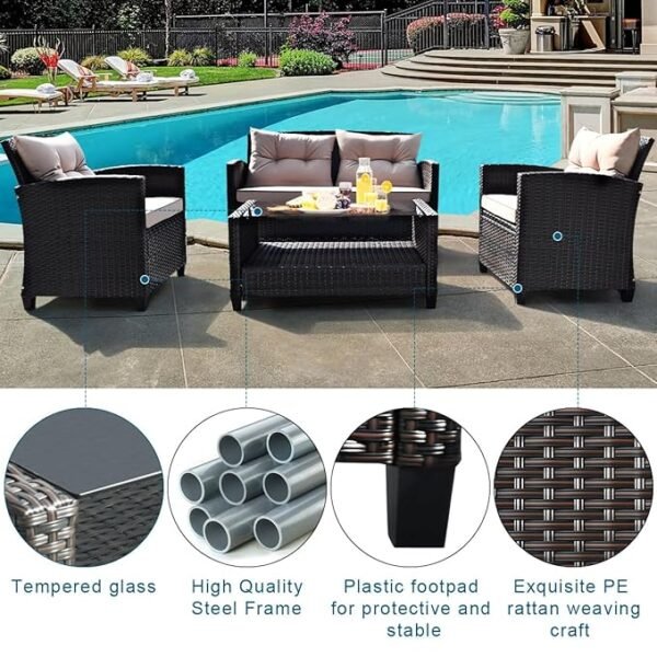 Comfortable cushioned seating
