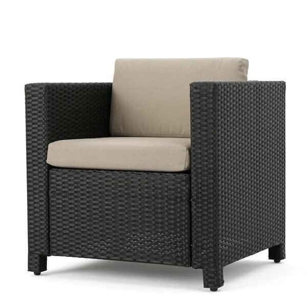 Durable handwoven rattan wicker, resistant to sun & rain