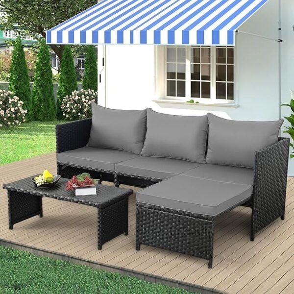 Premium Outdoor Sofa Set – Modern Weatherproof Patio Furniture for Garden & Balcony