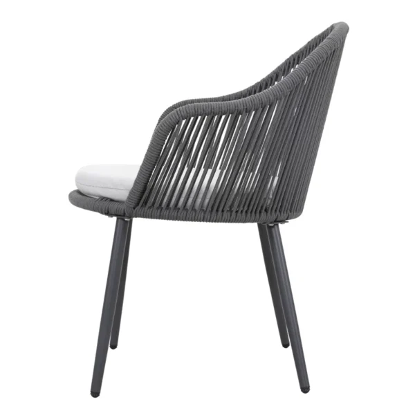 "Stylish outdoor patio set with comfortable chairs and a matching coffee table, perfect for garden, balcony, or backyard relaxation."