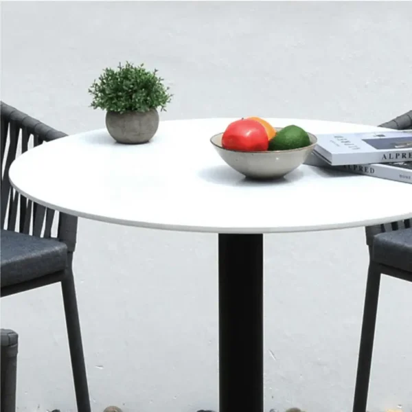 Enhance your outdoor space with this sleek and modern patio bar set. Designed for comfort and style, it includes two high-backed chairs