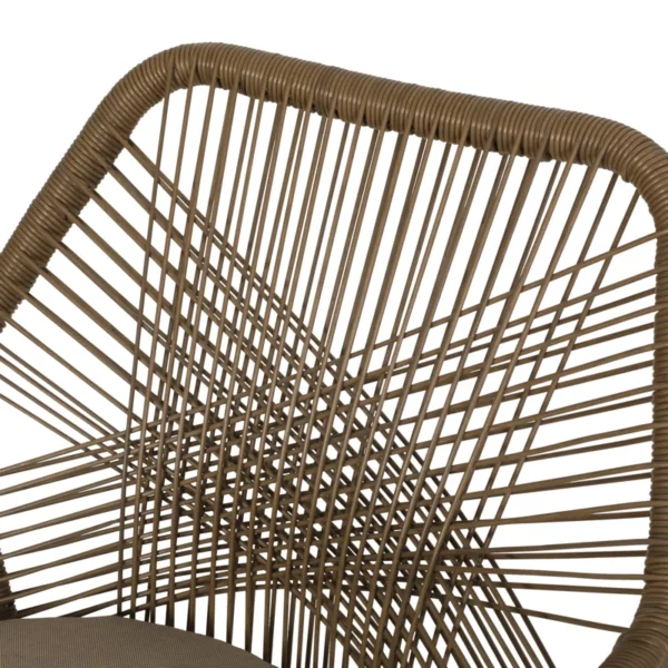 Relax outdoors in style with this sleek patio chair and coffee table set — ideal for balconies, gardens, and backyards
