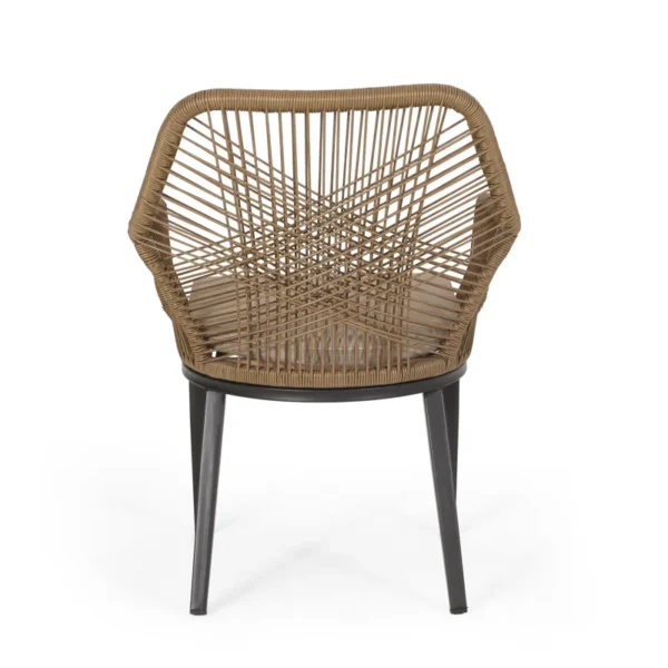 Relax outdoors in style with this sleek patio chair and coffee table set — ideal for balconies, gardens, and backyards