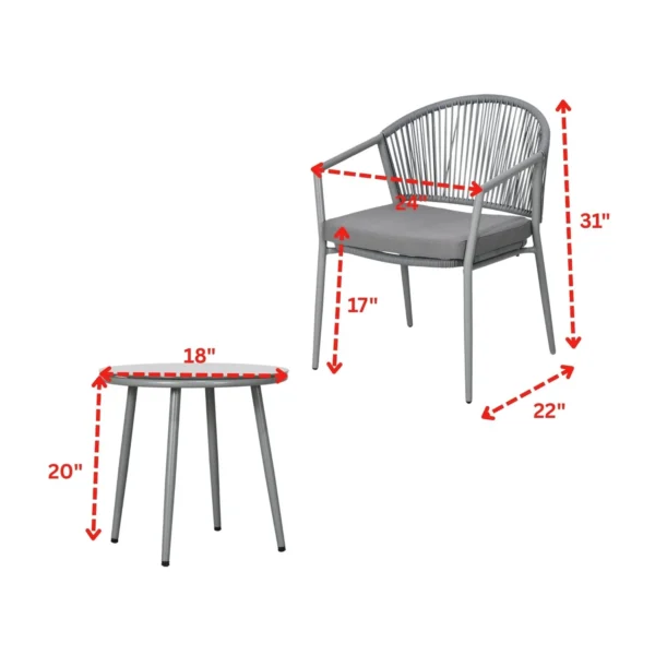 Relax in style – elegant chair paired with a sleek center table for your perfect living space