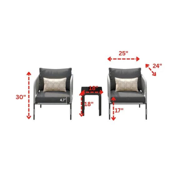 Wooden armchair with cushioned seat and matching round center table in a modern living room setup