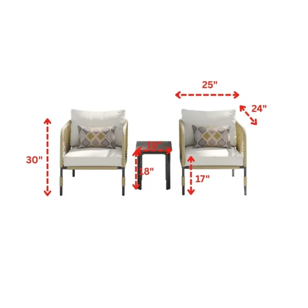Modern Chair with Matching Center Table – Stylish Living Room Furniture