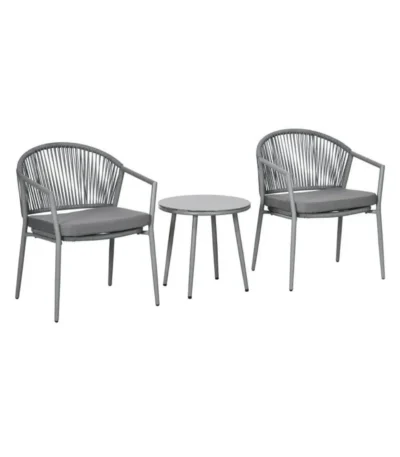 Weather-resistant rope sofa set for patio, garden, and outdoor lounging