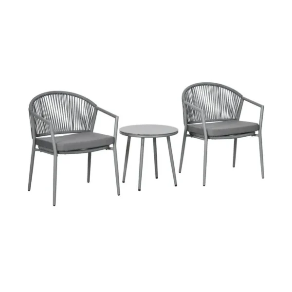 Weather-resistant rope sofa set for patio, garden, and outdoor lounging