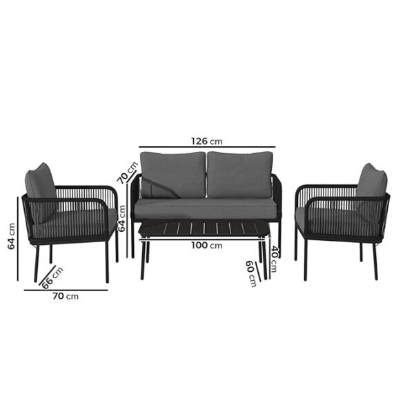 Elevate your living space with our stylish and durable rope sofa set – designed for ultimate comfort and modern elegance.