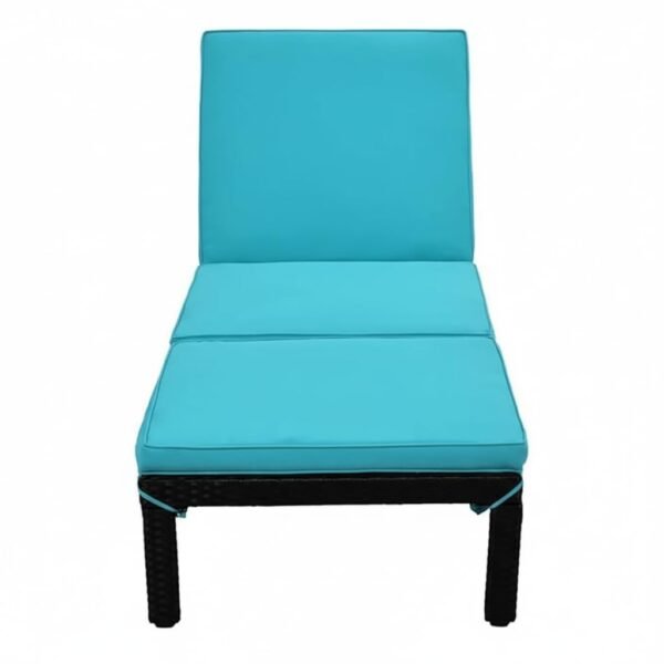 Garden & Deck Outdoor Lounge Chair, LOCCUS adjustable chaise with waterproof cushions for all-weather use.
